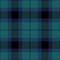 Plaid seamless pattern in green. Check fabric texture. textile print. vector
