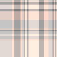 Cute plaid texture fabric, painting seamless check. Ragged textile pattern background tartan in light and grey colors. vector