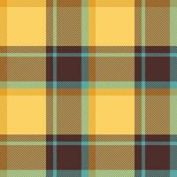 Plaid seamless pattern in orange. Check fabric texture. textile print. vector