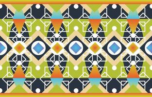 Fabric Pattern with Geometric Shapes With its Geometric Designs it has a Retro feeling Patterns for Fabrics Wallpaper Wrapping Paper and Printed Materials vector