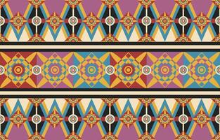 Geometric Fabric Patterns Designs Horizontal Fabrication is the design used for Wrapping Paper Wallpaper and Long Fabrics vector