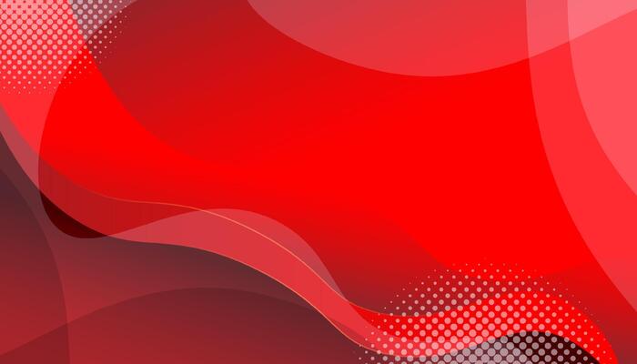 Red abstract waves background