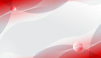 Red curve on a white background vector