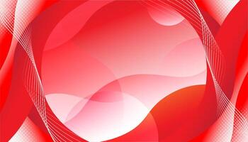 Gradient abstract red background design vector