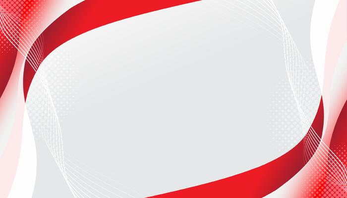 Red curve on a white background