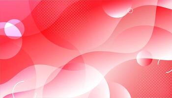 Gradient abstract red background design vector