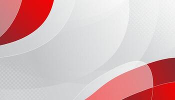 Red curve on a white background vector