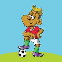 a football player is smiling vector