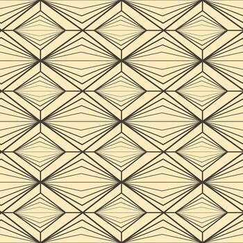 sin costura geométrico modelo con rombos - monocromo diseño. resumen decorativo beige antecedentes. tela fin impresión vector