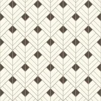 seamless geometric beige pattern - classic elegant design. Ornamental repeatable art deco monochrome background. Endless fabric print vector