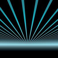abstract futuristic background with vision perspective. Retro design - fashion 80-90s. Color striped neon infinity surface with glowing effect vector