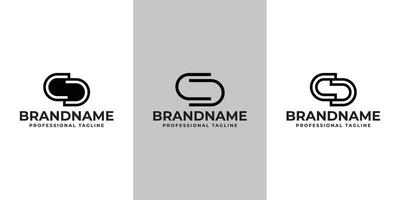 Letters CD Monogram Logo set, Versatile for Businesses with CD or DC Initials vector