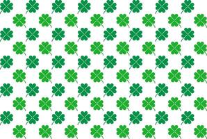 Seamless pattern of Four leaf clover background vector