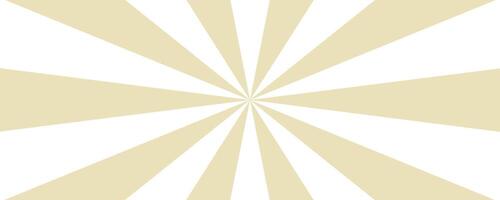 Advertising Horizontal Website banner with Sun rays, lines background, light vector