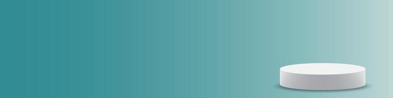 A white banner stand is placed on the floor. light blue sign vector