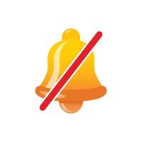 Notification bell icon in flat style. Incoming inbox message illustration on isolated background. Ringing bell sign business concept. vector