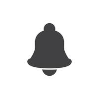 Notification bell icon in flat style. Incoming inbox message illustration on isolated background. Ringing bell sign business concept. vector