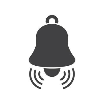 Notification bell icon in flat style. Incoming inbox message illustration on isolated background. Ringing bell sign business concept. vector