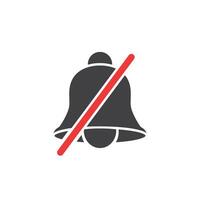 Notification bell icon in flat style. Incoming inbox message illustration on isolated background. Ringing bell sign business concept. vector