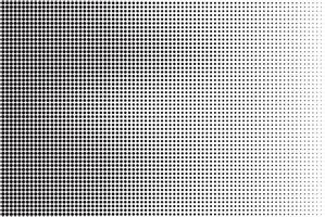 Halftone dotted circular geometric pattern illustration. Gradient halftone Isolated object on white background. vector