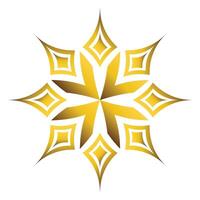luxury golden geometric ornament vector