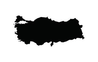 Map of Turkey. Turkey Map on white background. vector