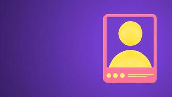 call talking remotely meetup distance communication tablet smartphone screen 3d icon vector
