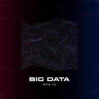 Big data visualization. vector