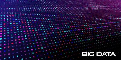 Big data visualization. vector