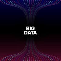 Big data visualization. vector