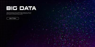 Big data visualization. vector
