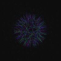 Big data visualization. vector