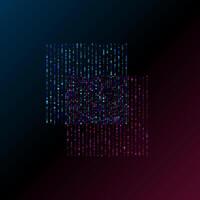 Big data visualization. vector