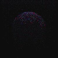 Big data visualization. vector