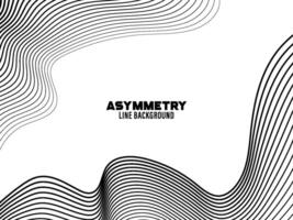 Asymmetry line pattern background vector