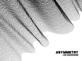 Asymmetry line pattern background vector
