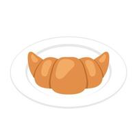 Croissant . Croissant on white background. vector