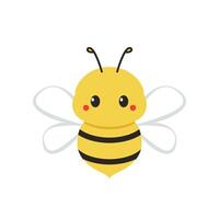 Bee . Bee character design. free space for text. blank. copy space. vector