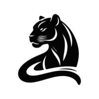 Animal black silhouette with white color background vector