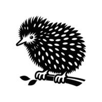 Animal black silhouette with white color background vector