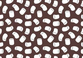marshmallow pattern. wallpaper. free space for text. background. vector