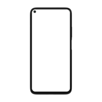 Smartphone front transparency view png