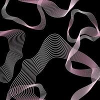 Abstract smooth flowing lines seamless pattern.Modern background for wallpaper. illustration.Amorphous linear shapes repeating texture vector