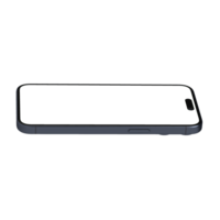 Transparent front smartphone top view png