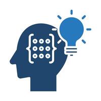 Insight Matrix icon line illustration vector
