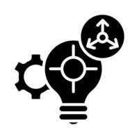 Strategy Axis icon line illustration vector
