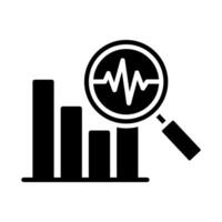 Insight Pulse icon line illustration vector