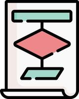 workflow illustration design vector