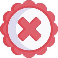 rejected illustration design vector