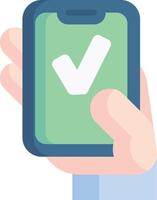 approved illustration design vector